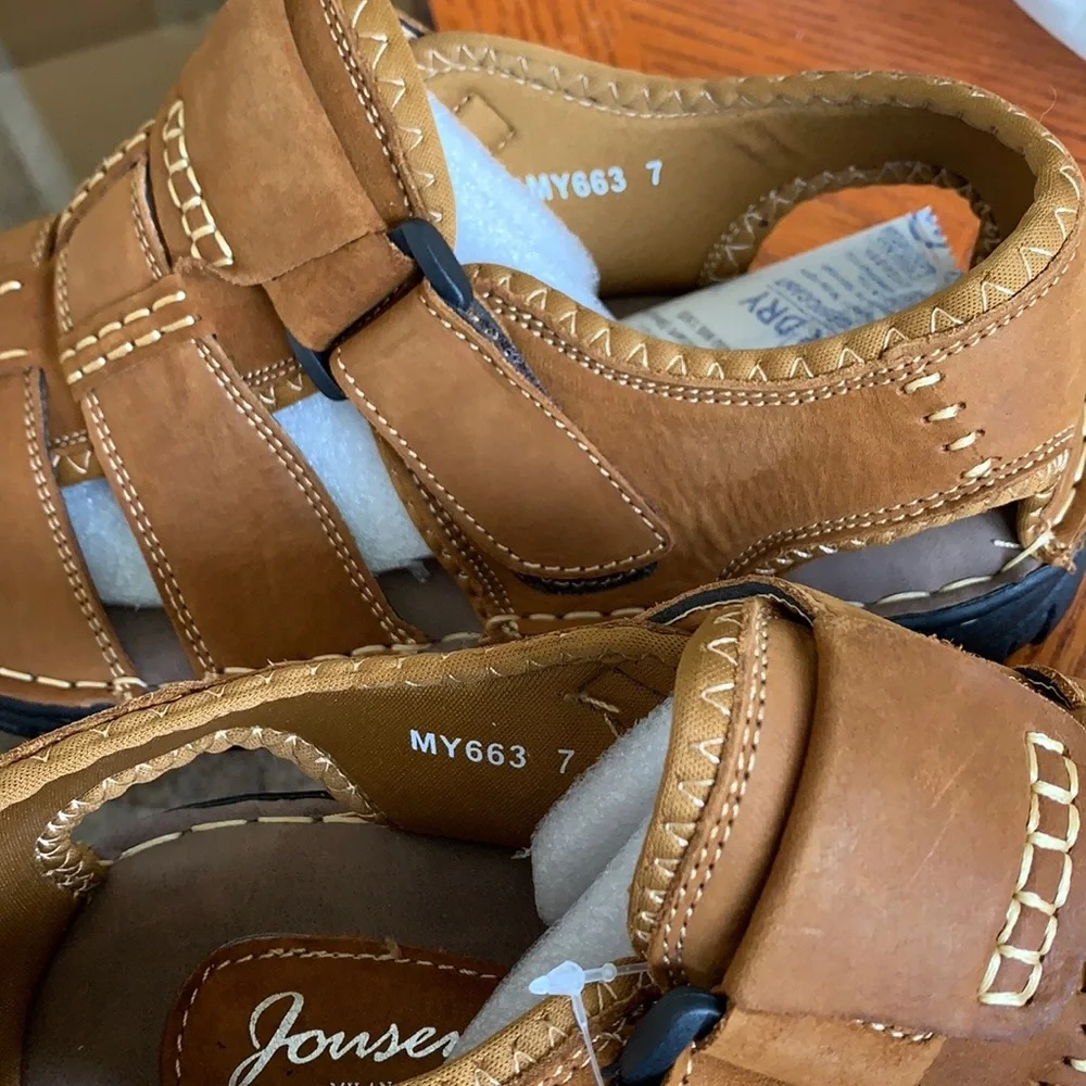 JOUSEN MY663 yellow brown size 7 New with tags - Picture 4 of 8